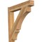 Ekena Millwork Balboa Block Rough Sawn Outlooker, Western Red Cedar, 8"W x 44"D x 44"H OUT08X44X44BOA05RWR - alternate 1